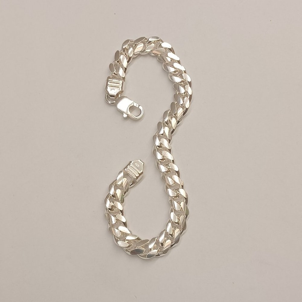 925 Sterling Silver Miami Cuban Men Bracelet